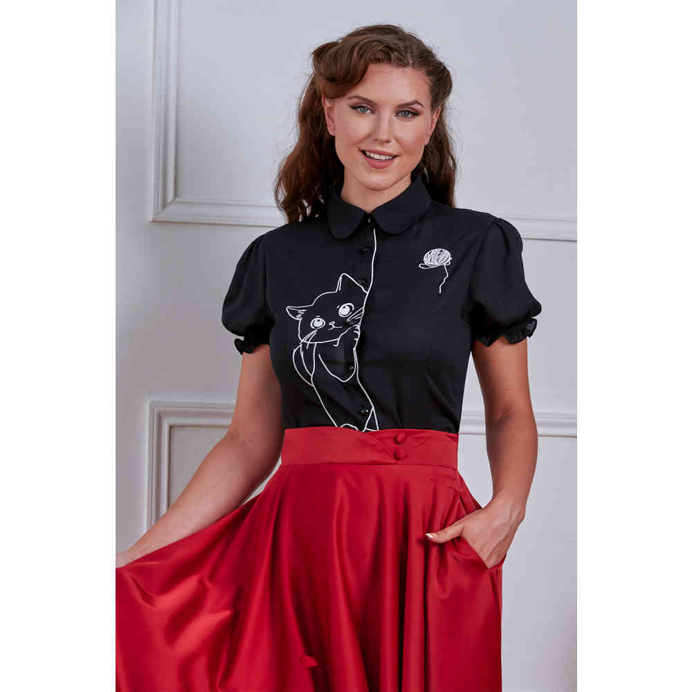 Banned - Sophie Blouse - Black
